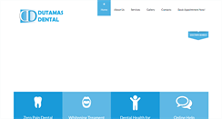 Desktop Screenshot of dutamasdental.com